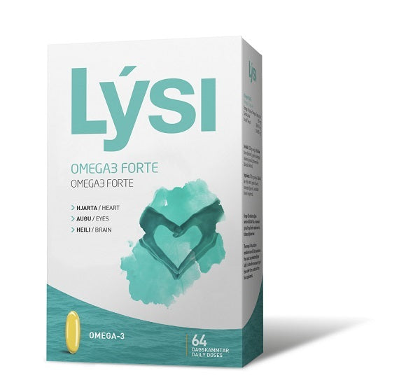 Omega 3 1000 mg Forte, 64 capsule-LYSI.00001