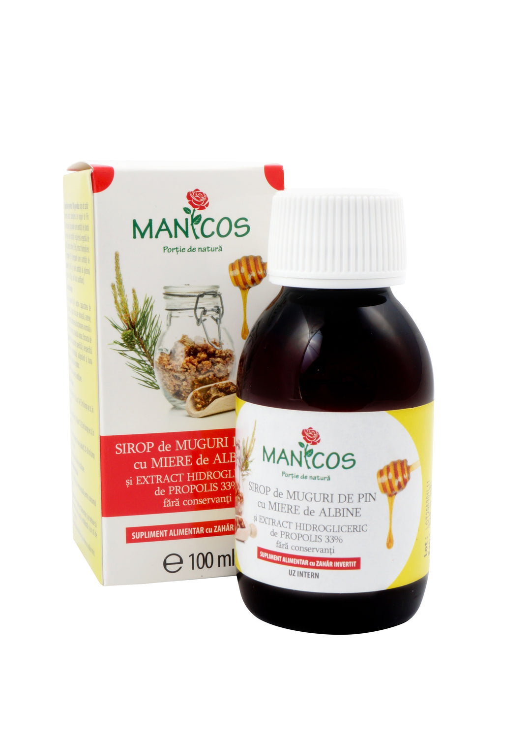 Sirop pin+propolis 100ml - Manicos