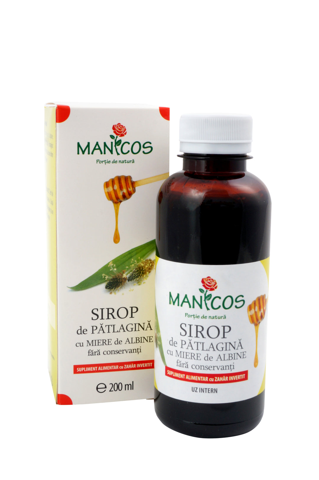 Sirop patlagina 200ml - Manicos