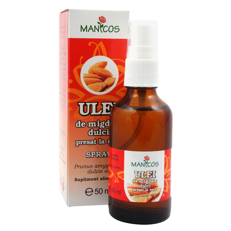 Ulei migdale dulci spray 50ml - Manicos
