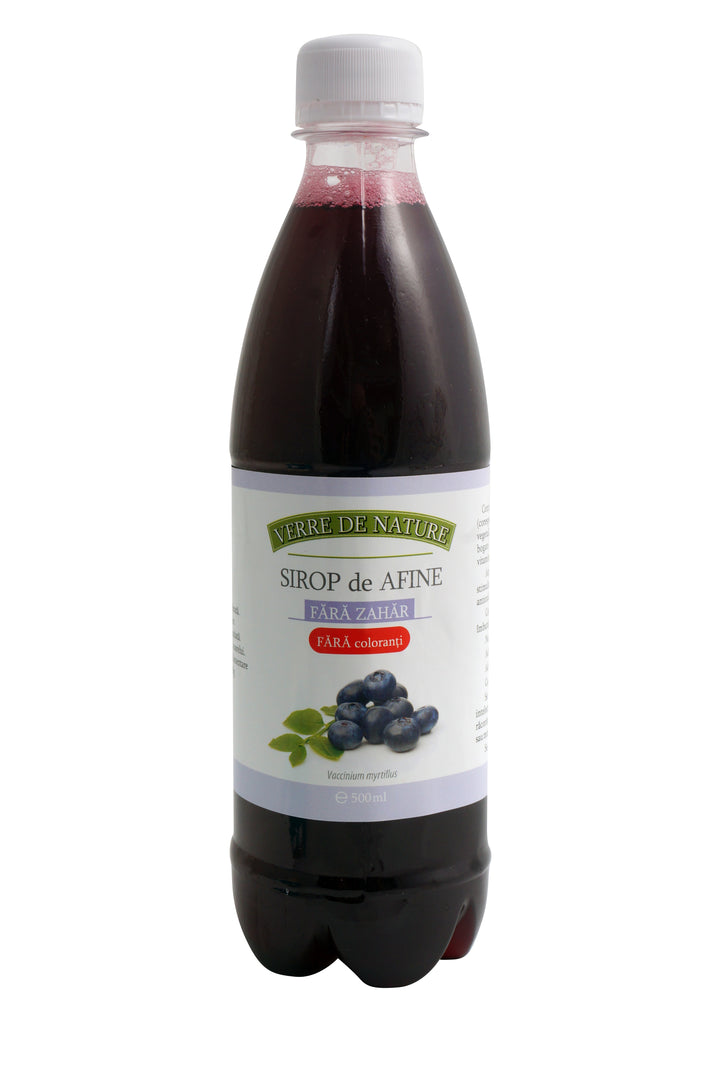 Sirop afine fara zahar 500ml - Manicos