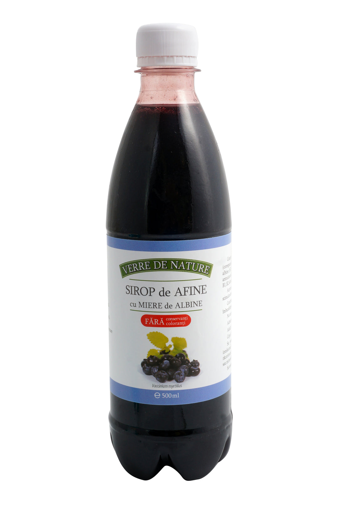Sirop afine cu zahar&miere albine 500ml - Manicos