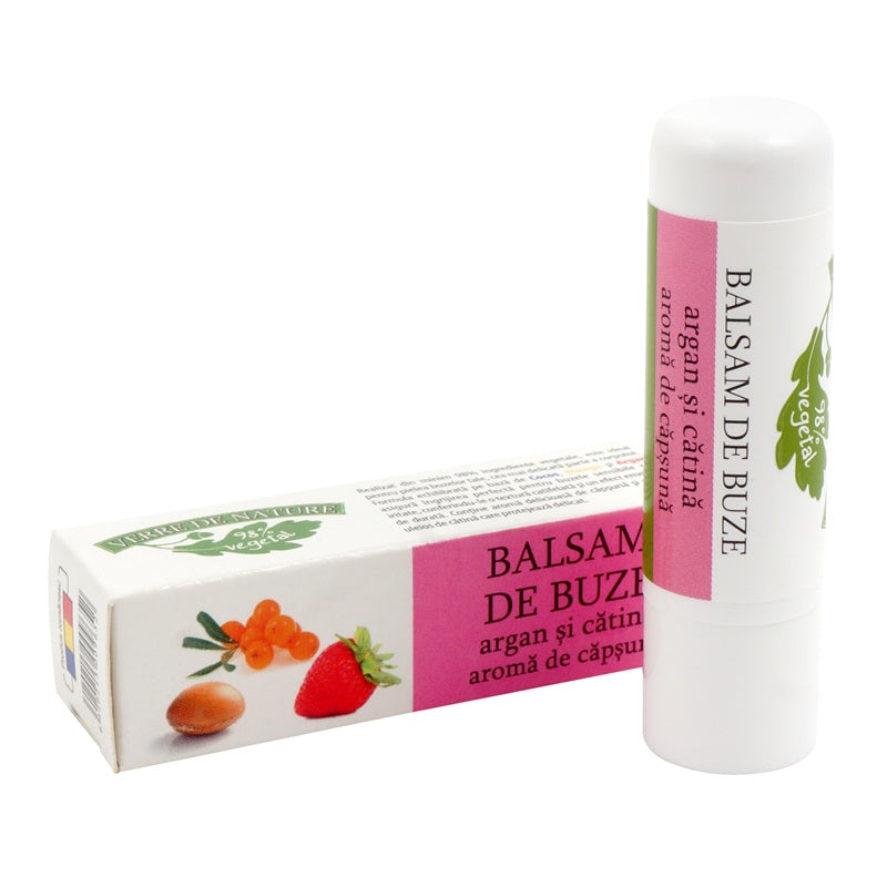 Balsam buze argan,catina&capsuni 4.8gr - Manicos
