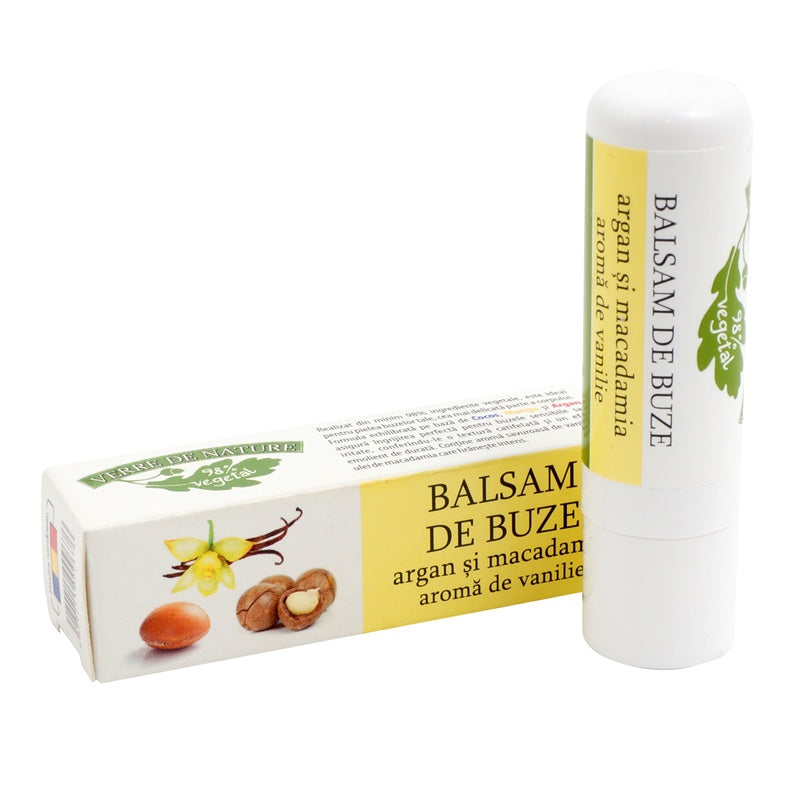 Balsam buze argan,macadamia&vanilie 4.8gr - Manicos