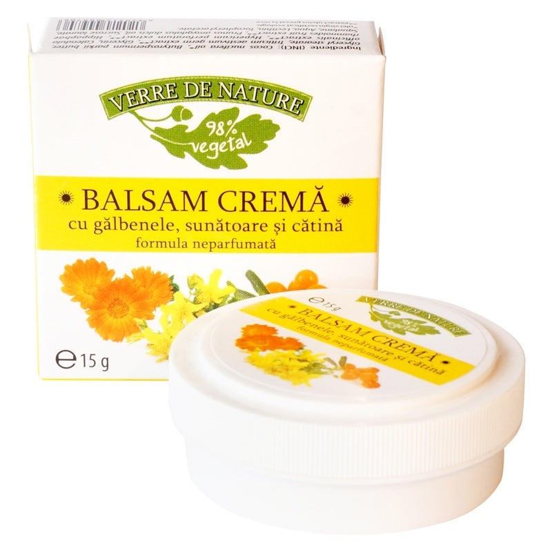 Balsam crema galb.&sunatoare&catina 15g - Manicos