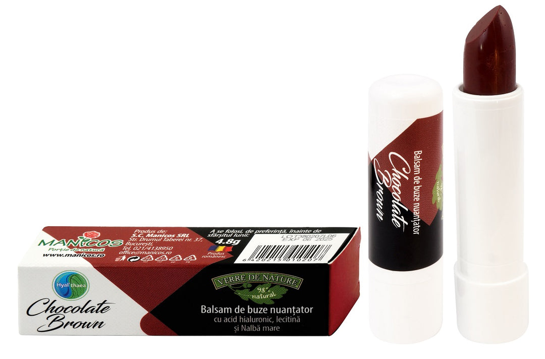 Balsam buze nuantator chocolate brown 4,8gr - Manicos