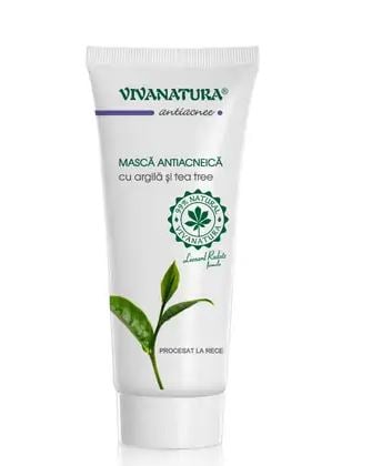 Masca antiacneica cu argila&tea tree 75ml - Vivanatura