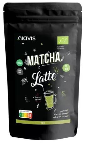 Matcha latte pulbere ecologica/bio 150gr - Niavis
