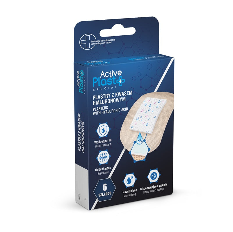 Plasturi cu acid hialuronic 5*7,5cm 6buc - Matrix