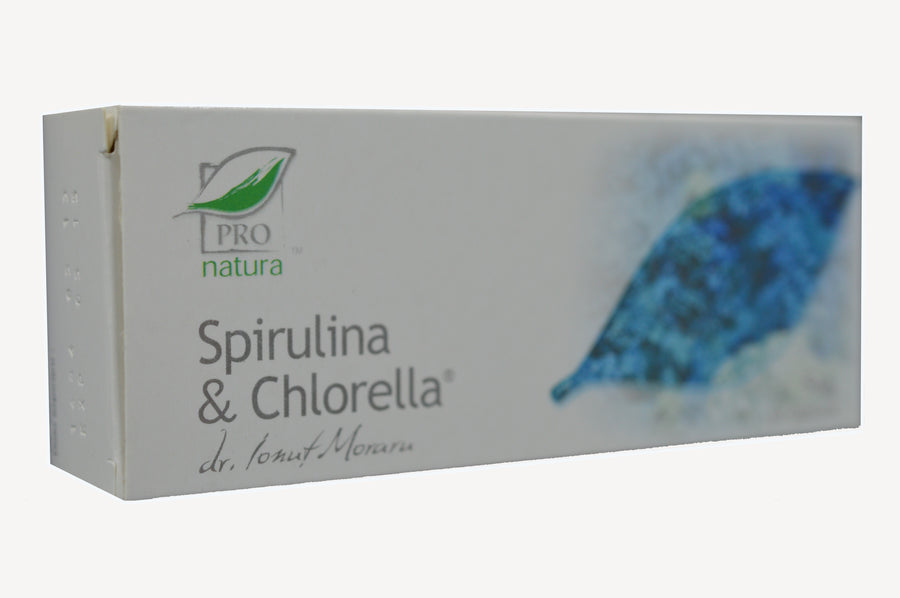 Spirulina & Chlorella, 30 capsules-MEDI.00472