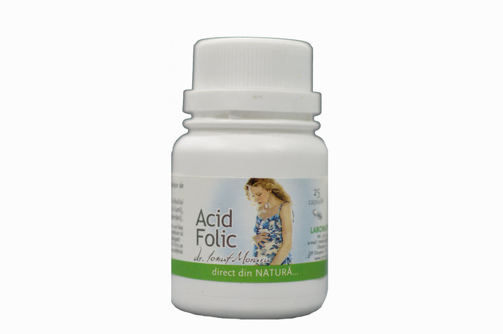 Acid Folic, 25 capsules-MEDI.00520