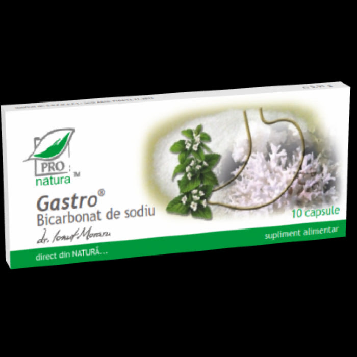 Gastro Bicarbonat de Sodiu, 10 capsules-MEDI.00775