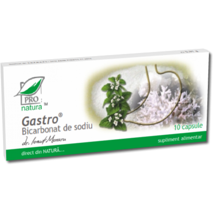 Gastro bicarbonat de sodiu 10cps - Medica