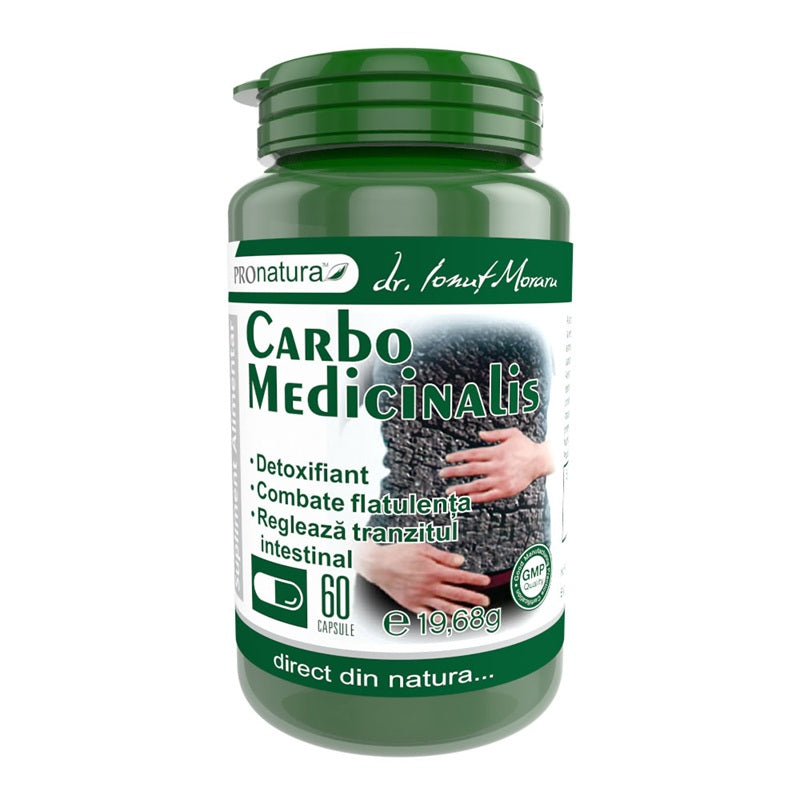 Carbo medicinalis 60cps - Medica
