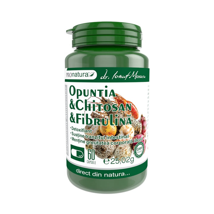 Opuntia&chitosan&fibrulina 60cps - Medica
