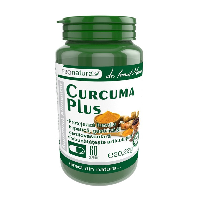 Curcuma plus piperina 60cps - Medica