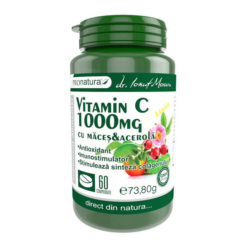 Vitamina c 1000mg maces&acerola-lamaie 60cpr - Medica