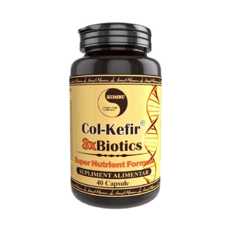 Col-Kefir 3xBiotics, 40 capsules-MEDI.01114