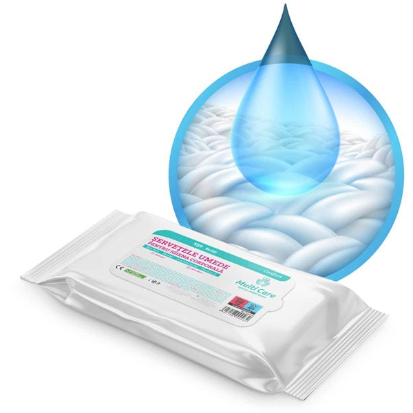 Multi care confort servetele umede igiena corp. 50buc - Medoffice Saglik Endustri A.S.