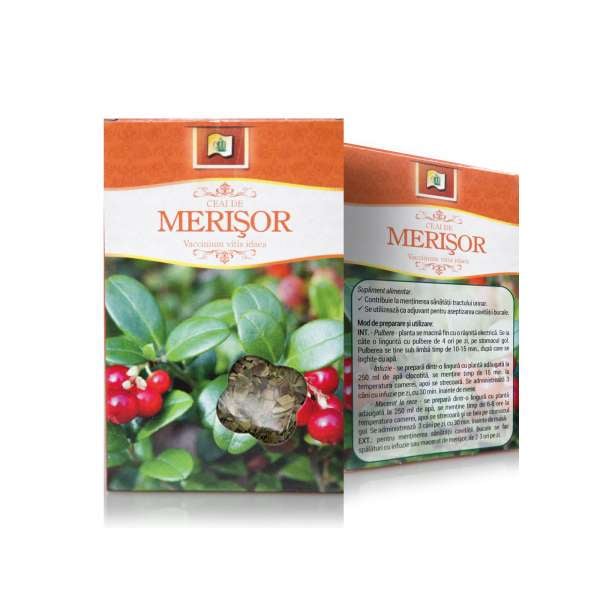 Ceai de merisor fructe 50gr - Stef Mar