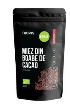 Miez boabe cacao ecologice 125gr - Niavis