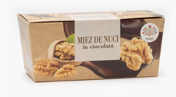 Miez de nuci in ciocolata neagra 100gr - Fruvit