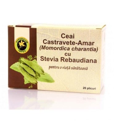 Ceai de momordica cu stevia rebaudiana 3gr*20dz - Hypericum