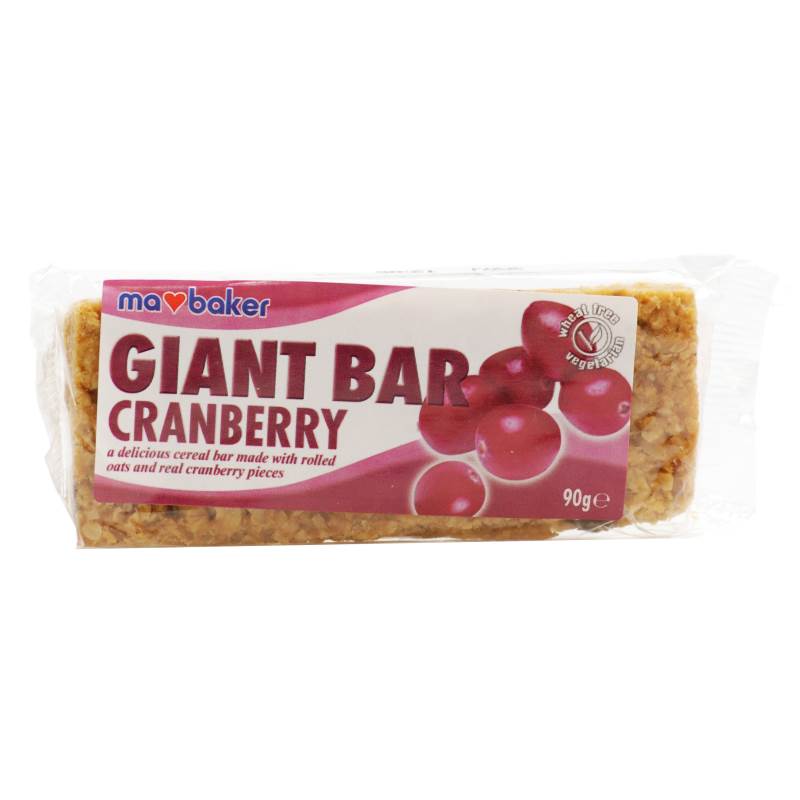 Ma baker baton ovaz cu merisor 90gr - Everbio