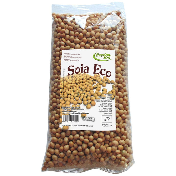 Soia boabe (bio) 500gr - Everbio