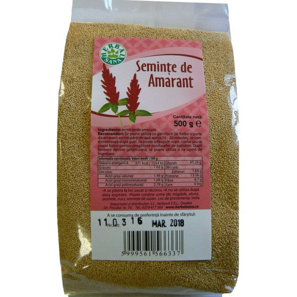 Amarant seminte 500gr - Herbavit