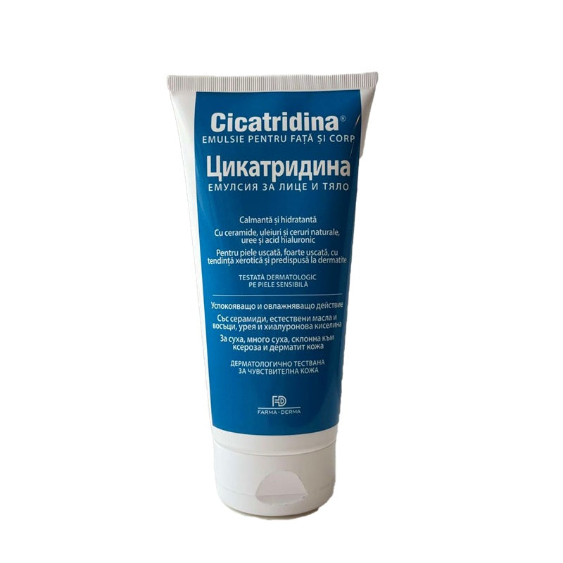 Cicatridina emulsie fata corp 180ml - Naturpharma