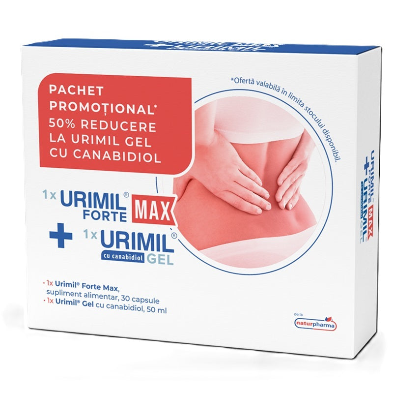 Urimil Forte Gel cu canabidiol (CBD), 50ml - Naturpharma