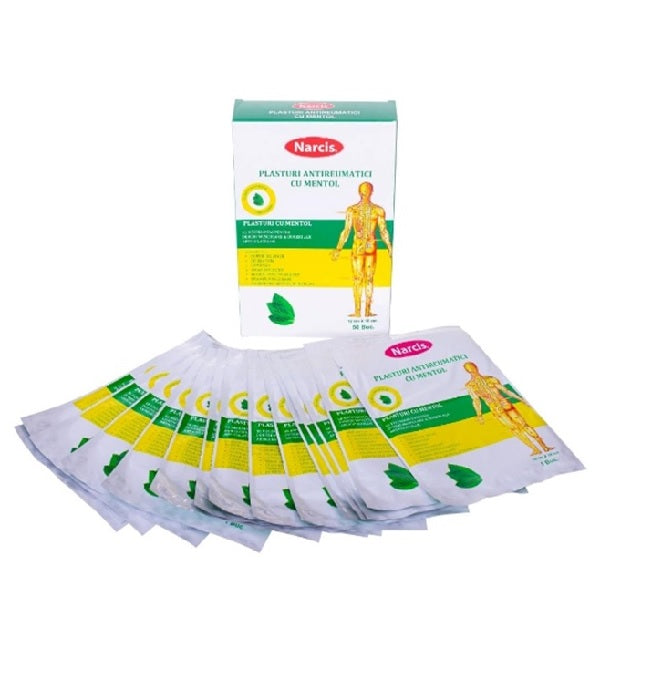Plasturi antireumatici cu mentol 12*18cm - Narcis