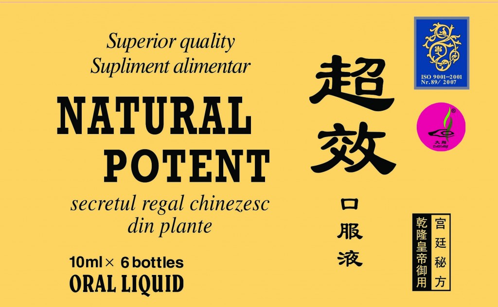 Natural potent 10ml*6fiole - Naturalia Diet