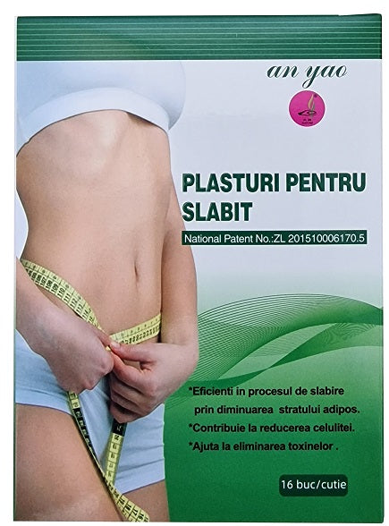 Plasturi pentru Slabit, 7.5 cm x 7.5 cm, 16 bucati-NATD.00108