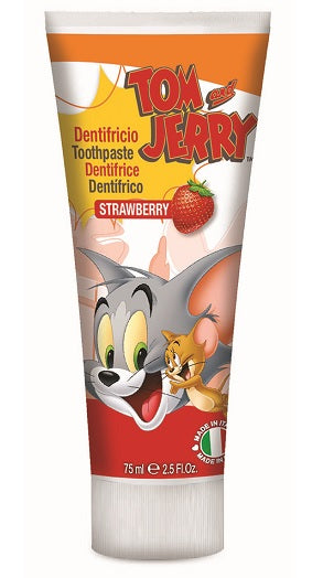 Tom&jerry pasta de dinti capsuni 75ml - Naturaverde