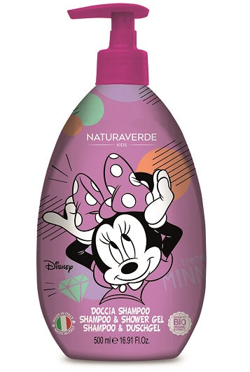 Miss Minnie, Gel de Dus si Sampon Capsuni, 500 ml-NATU.00055