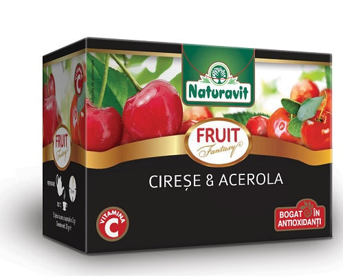 Ceai de cirese si acerola fantasy 2gr*15dz - Naturavit