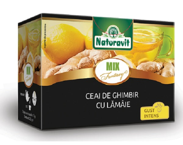 Ceai de ghimbir si lamaie fantasy 1,50*15dz - Naturavit