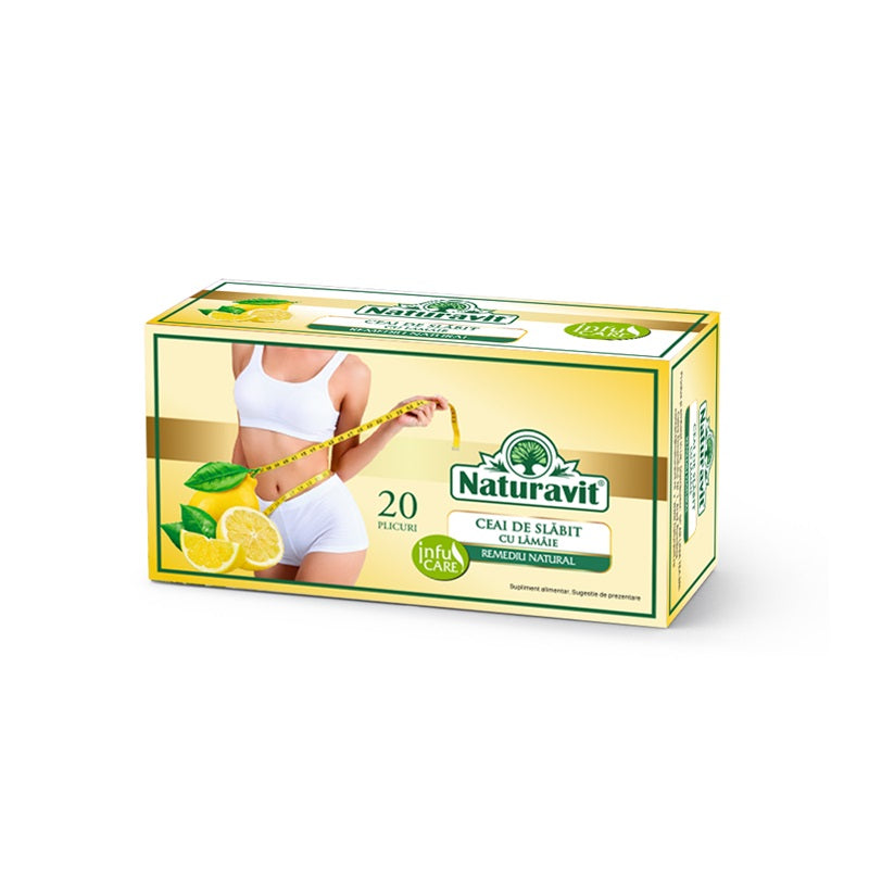 Ceai de slabit cu lamaie 1,5gr*20dz - Naturavit