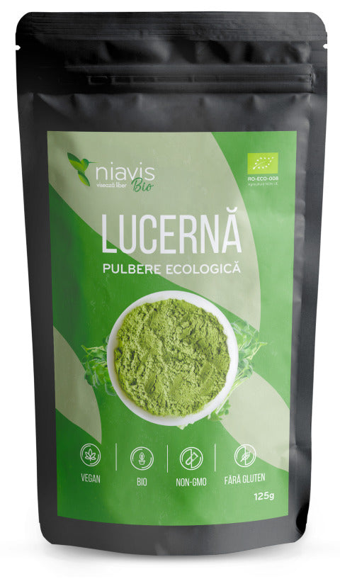 Lucerna pulbere ecologica (bio) 125gr - Niavis