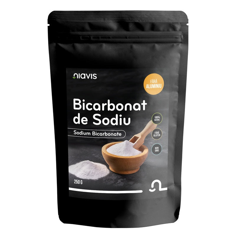 Bicarbonat de sodiu pulbere nat. 250gr - Niavis