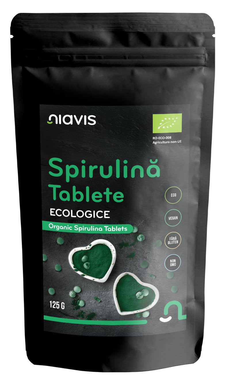 Spirulina tablete ecologice 125gr - Niavis