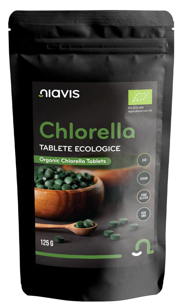 Chlorella tablete ecologice 125gr - Niavis