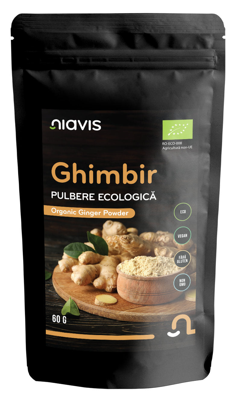 Ghimbir pulbere ecologica (bio) 60gr - Niavis
