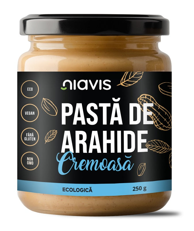 Pasta de arahide cremoasa ecologica 250gr - Niavis