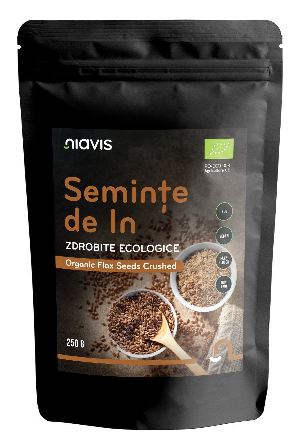 Seminte in zdrobite ecologice 250gr - Niavis