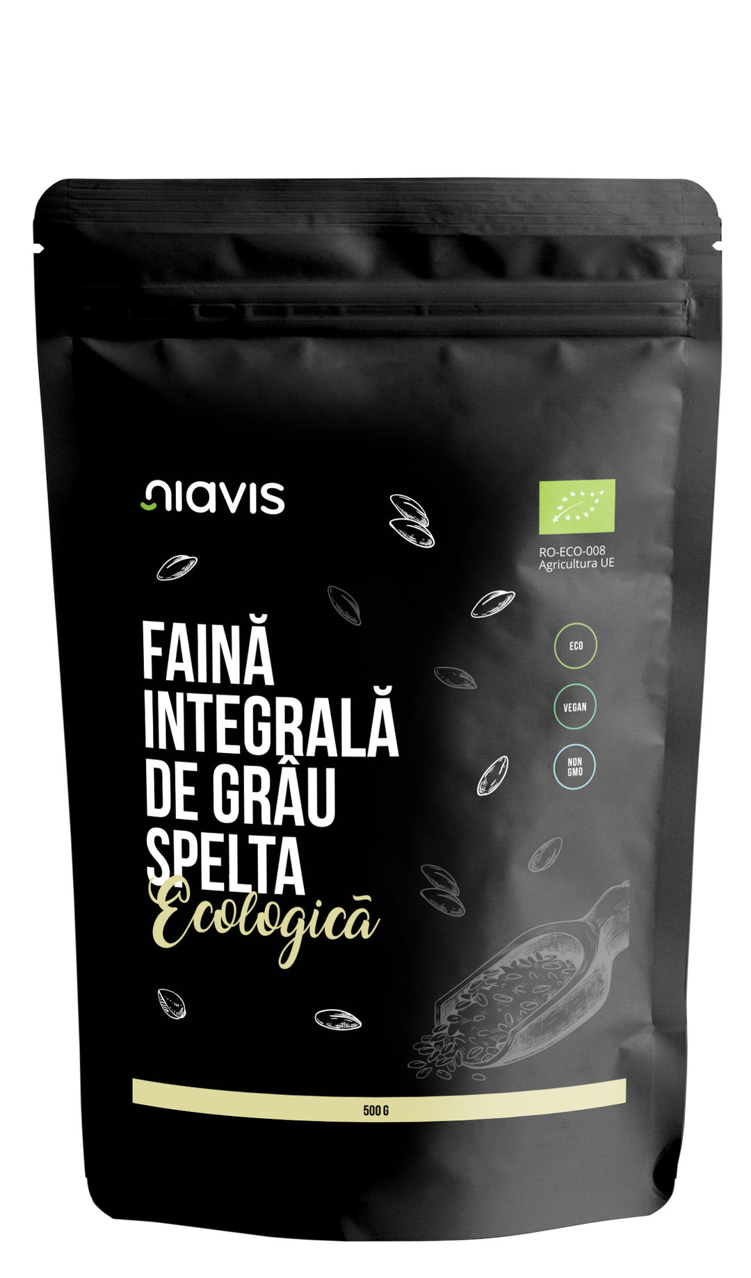 Faina integrala de grau spelta ecologica/bio 500gr - Niavis