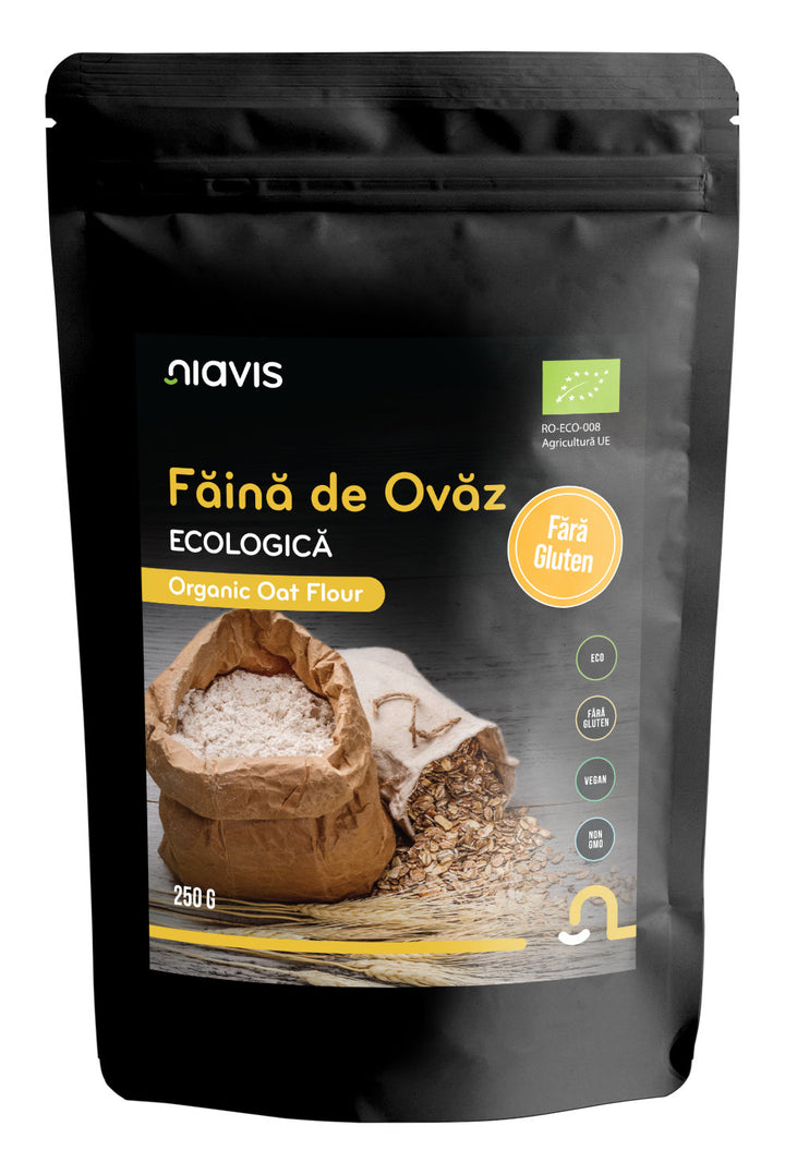 Faina de ovaz fara gluten ecologica/bio 250gr - Niavis