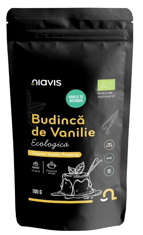 Budinca de Vanilie Fara Gluten Bio, 100 g-NIAV.00153